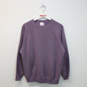 Vintage 90&#39;s Hanes Blank Crewneck - L