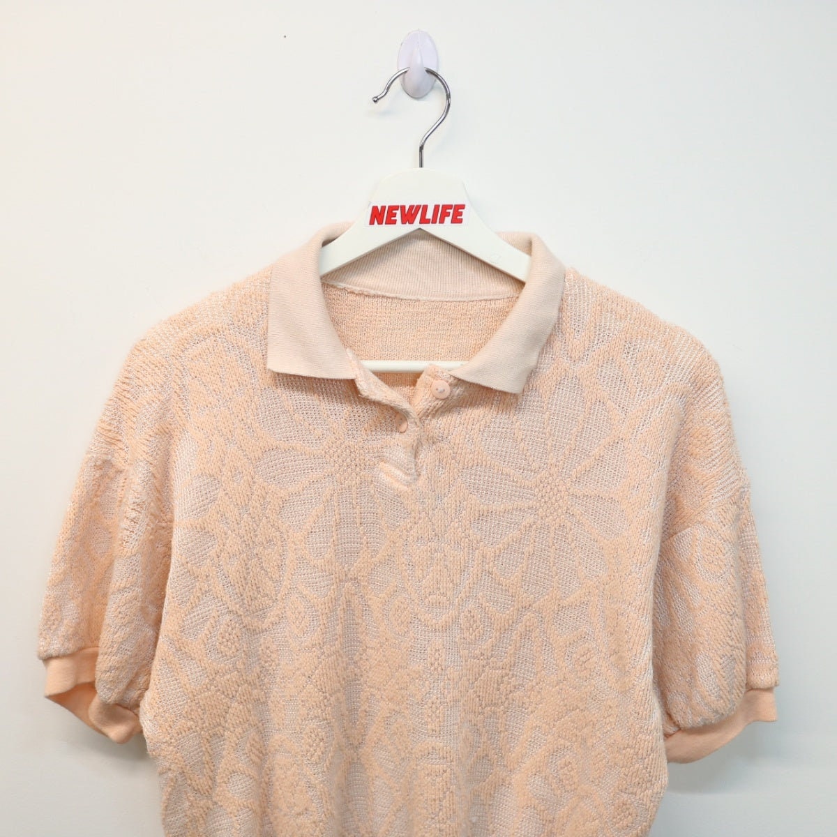 Vintage Patterned Short Sleeve Knit Polo XS/S - Etsy