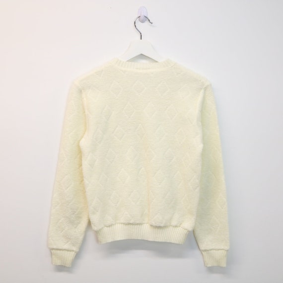 Vintage 70's Diamond Texture Knit Sweater - XS - Etsy