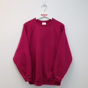 Vintage 90&#39;s Hanes Blank Crewneck - L
