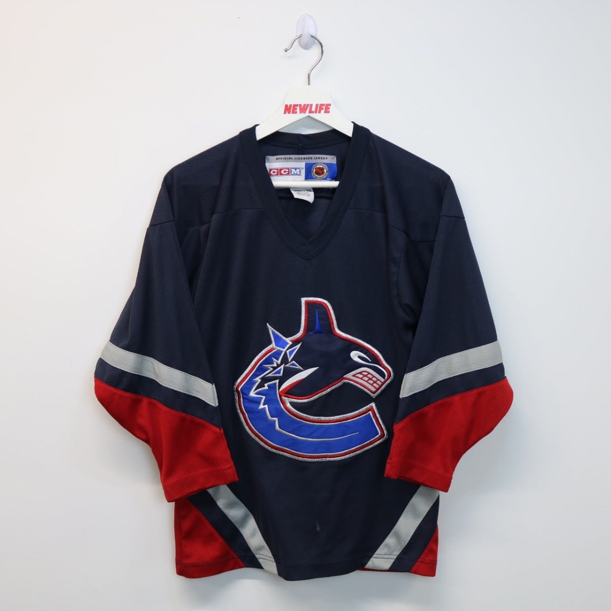 Vintage Vancouver Canucks Authentic NHL Starter Hockey Jersey Vtg 90’s size  2XL