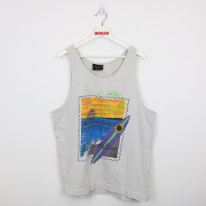 Vintage 90&#39;s New Zealand Nature Tank Top - XL