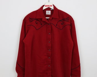 Vintage 90's MWG Western Button Up - M