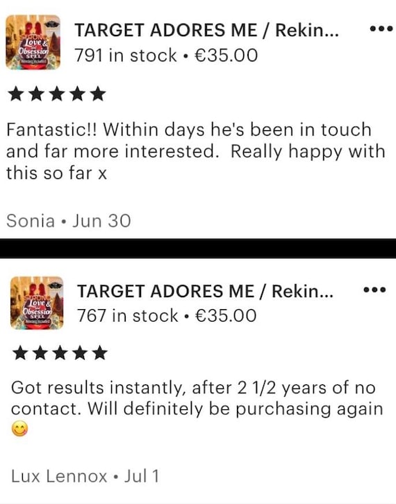 TARGET ADORES ME / Rekindle Love / divination/ reconcile / detailed personalised report with photos