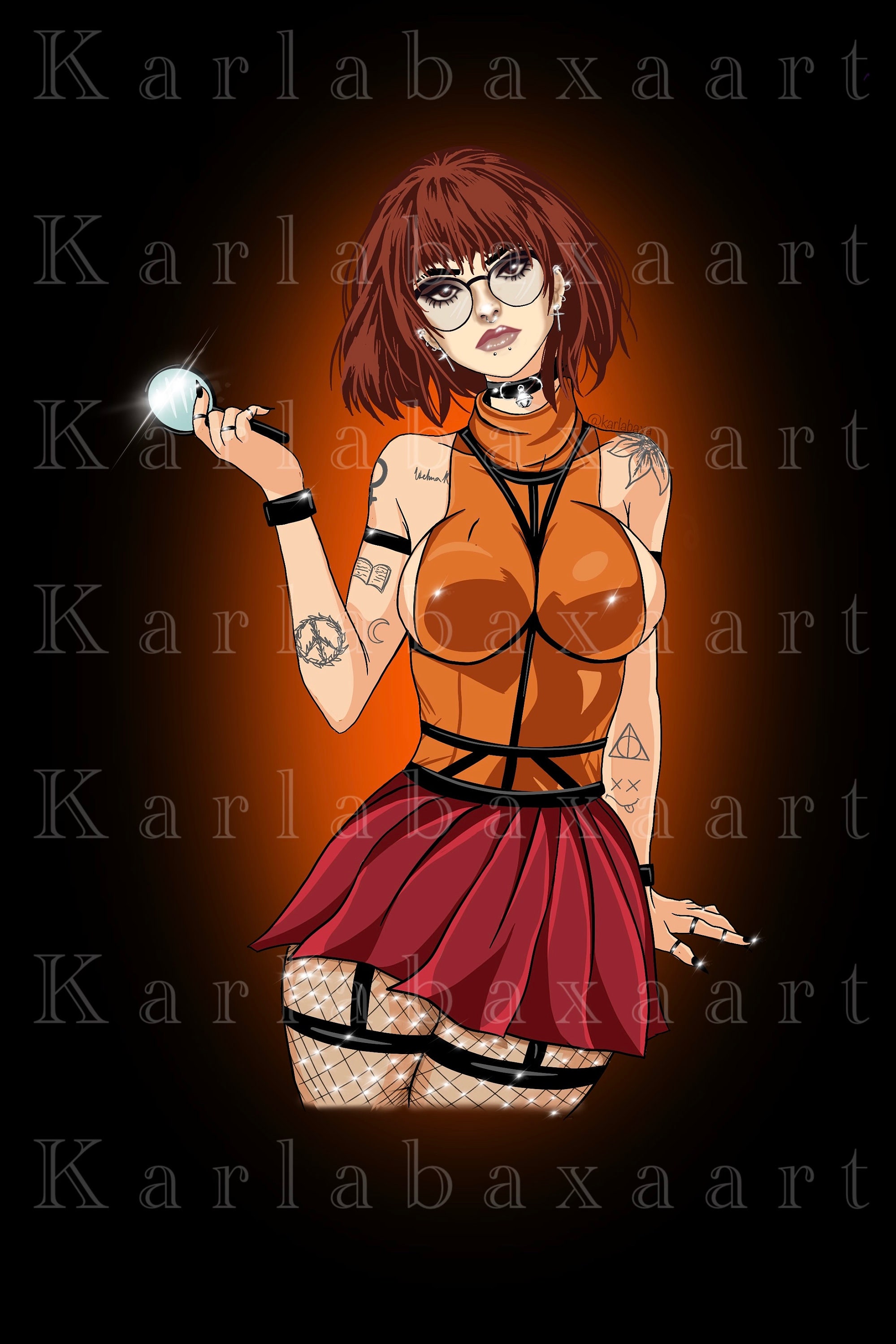 Digital Velma Print Sexy Velma Velma Costume Scooby Doo Velma - Etsy