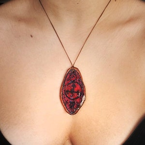 Handmade Lilith Seal Necklace: Spirit of Lilith, Clay Pendant