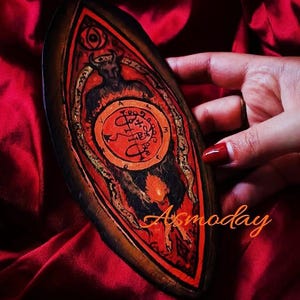Handmade Seal of Asmoday Sigil: Mystic Decor