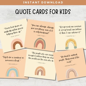 Notities lunchbox, kaarten met quotes voor kinderen, kaarten voor vriendelijkheid, afdrukbare schoolnotities voor kinderen, aanmoedigingskaarten, kaarten met quotes, afdrukbare kaarten