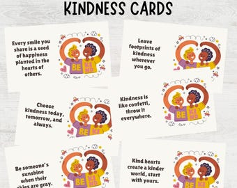 Inspirational Kindness Cards: Lunch Box Notes (PDF)