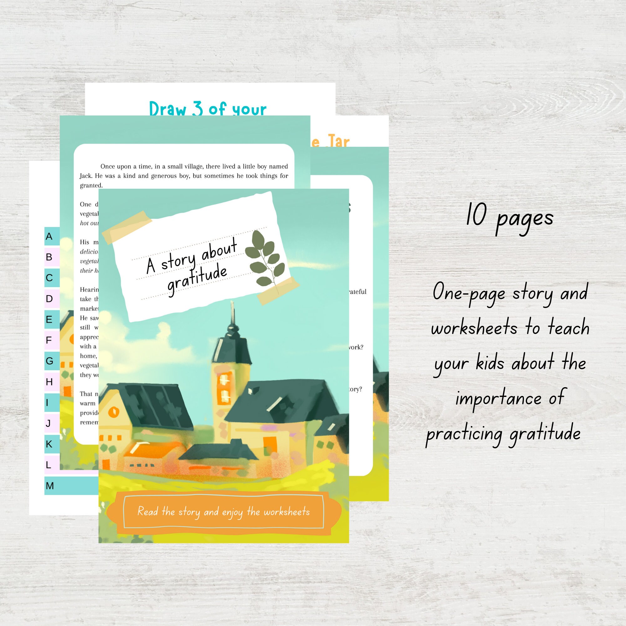gratitude-worksheets-for-kids-gratitude-story-and-prompts-etsy