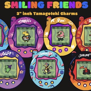 CLEARANCE!! Smiling Homies Tamagotchi 3" inch Keychain Charm