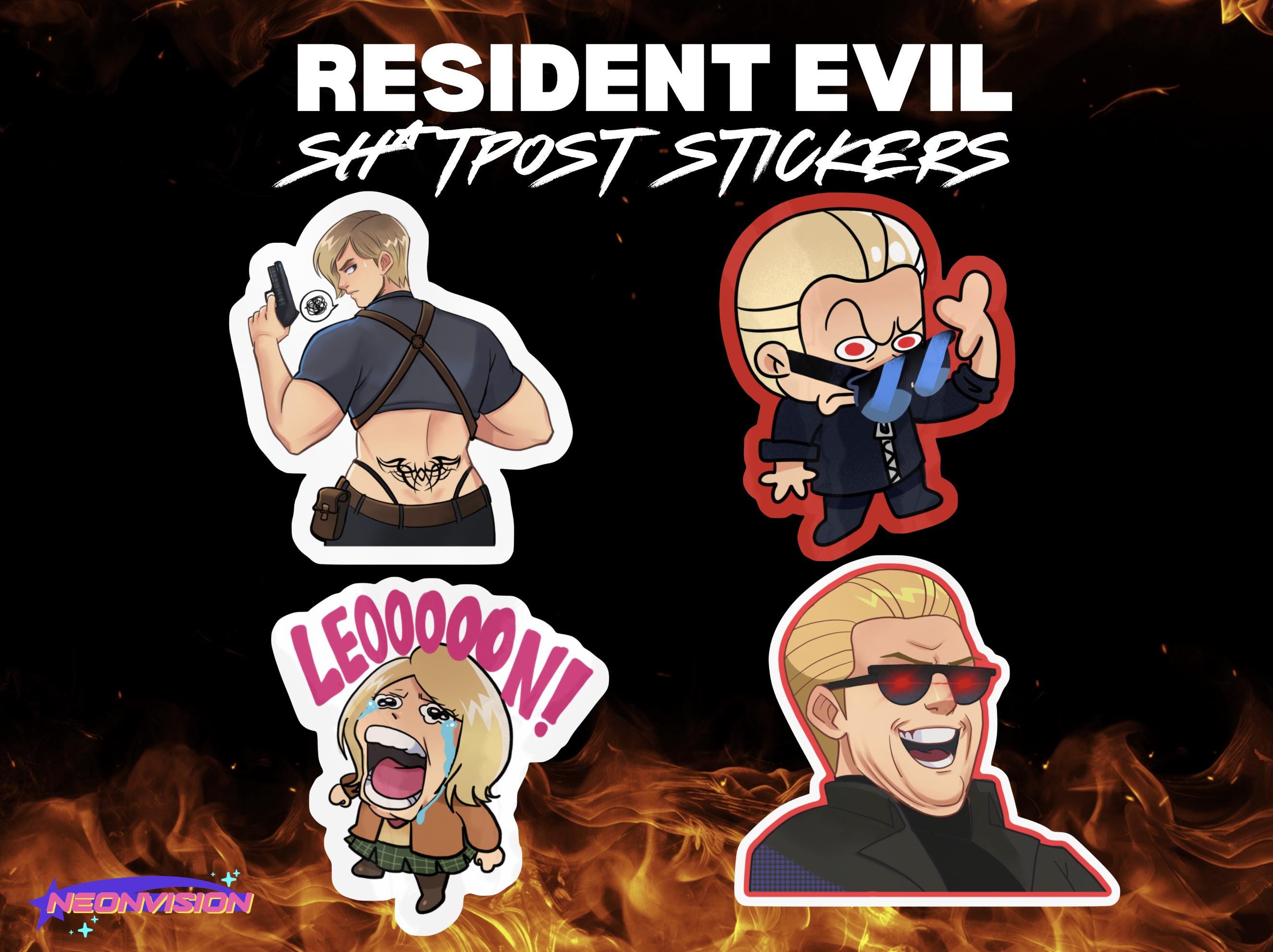Resident Evil Meme Stickers 3"inch - Etsy