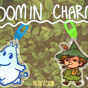 Moomin Valley Inspired Keychain Charms