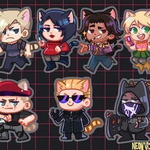 Neko Biohazard Resident Evil Acrylic Charm Keychains