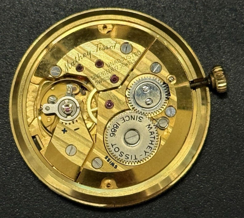 Mathey Tissot 603 Wristwatch Movement-Automatic-Fully Fuctional image 3