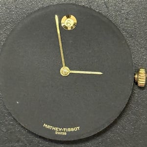Mathey Tissot 603 Wristwatch Movement-Automatic-Fully Fuctional image 1