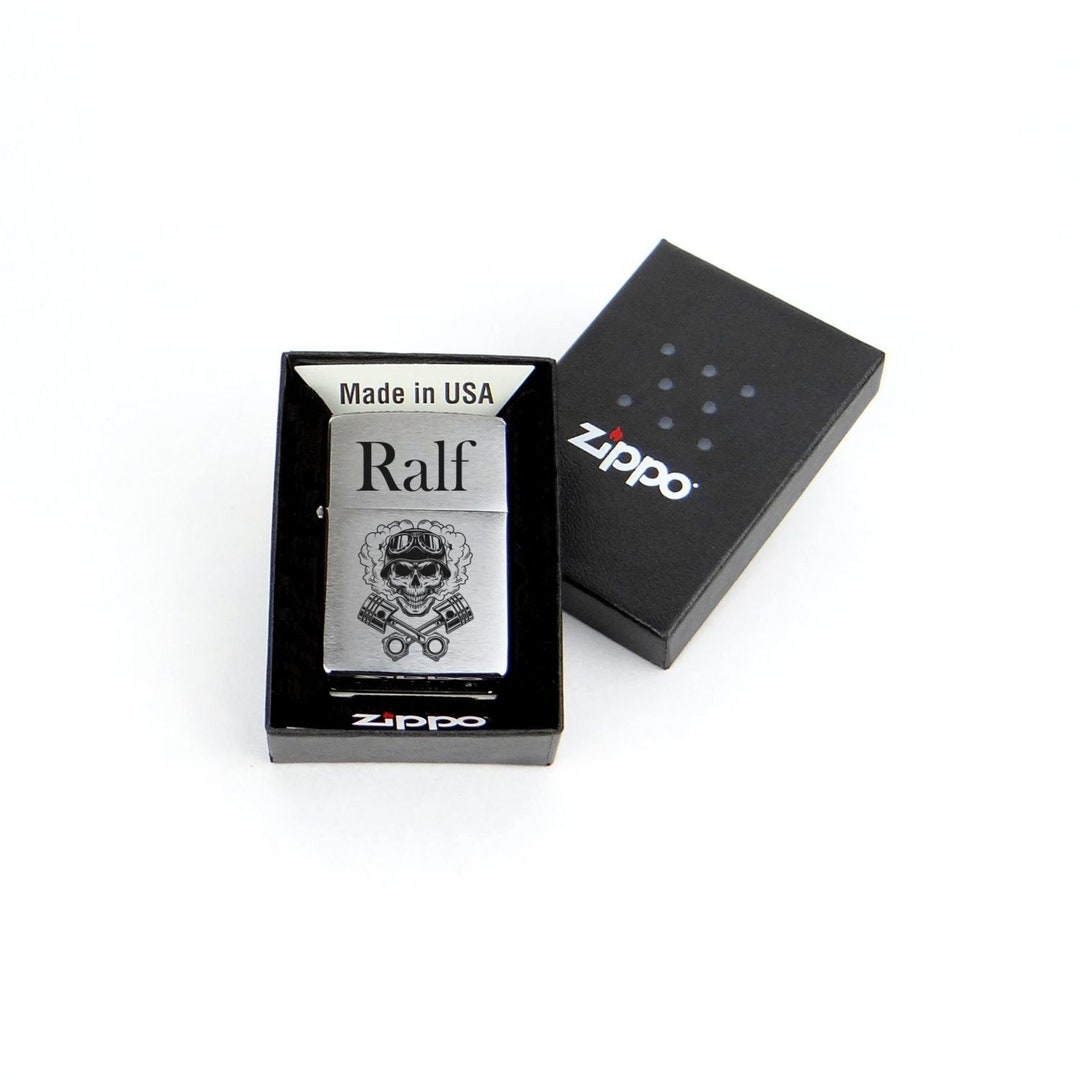 Zippo Lighter With Engraving Oil Zippo Lighter Gift for Dad Etsy