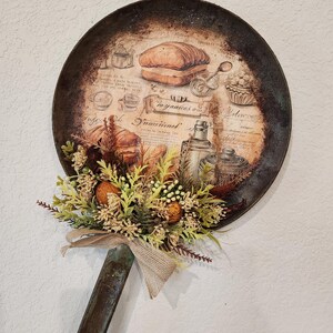 Rustic Skillet Hanging Decor
