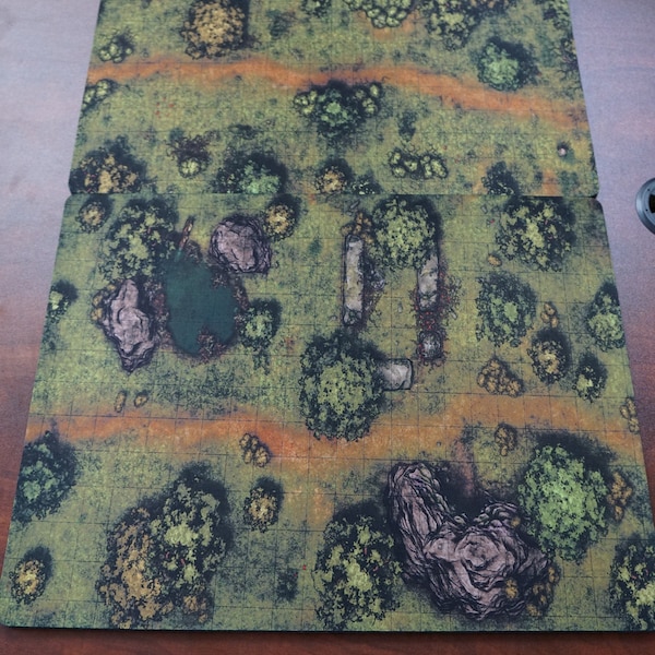 Forrest 2 pack  Battle Map, Dungeon Floor Map, Tavern Map, Town Square, Graveyard battlemap
