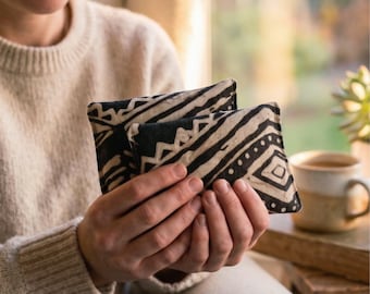 African print wheat heat packs: Set of 2 handmade pads, 12x16cm