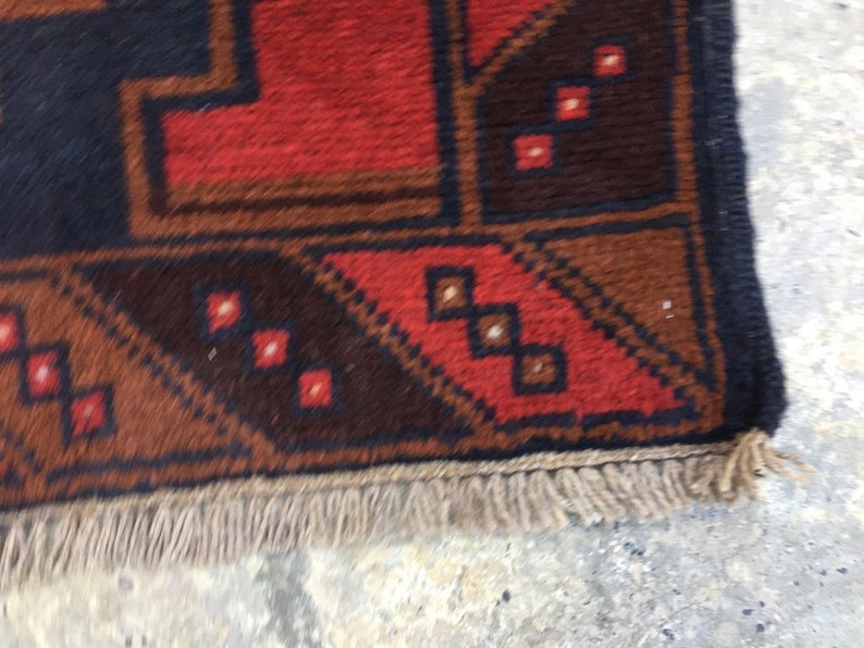 4x3 Feet,vintageafghan Rug,mini Rug,hand Knotted Rug,bedroom Rug, Home  Decor Rug,area Rug,134x80 Cm Free Shipping 