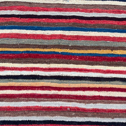 3x7 Ft Vintage Turkish kilim,Stripped kilim,flatweave shops kilim,handmade kilim,handwoven kilim,Area rug,Home decor,198x97 cm Free shipping