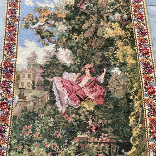 3x4 Feet,Vintage French Tapestry,Wall shops hanging tapestry,Handmade Tapestry,Pictorial Tapestry,Home decor,120x81 cm Free shipping