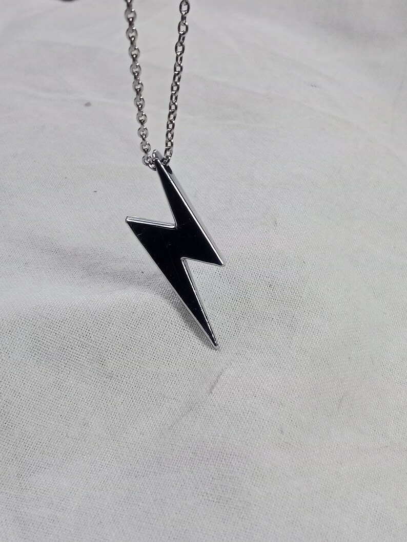 Lightning Flash Pendant, Thunder Pendant, Flash Thunder Pendant, Unisex