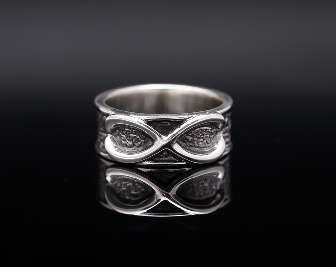 Featured listing image: Silver Ring Goku Black Time Ring, Engagement Ring Cosplay Ring, Unique Holiday Gifts, Handmade Ring, Anime Ring, Gift For her