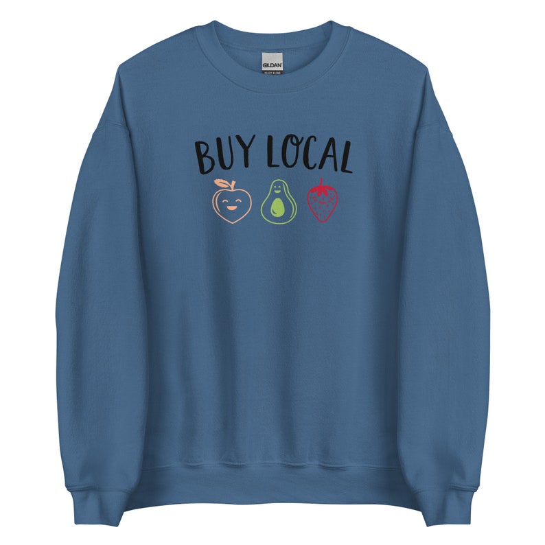 Buy Local Farmer's Market Crewneck Sweatshirt