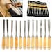 12 Piece Wood Carving Set! Handles Are Made With High-quality Polished ...
