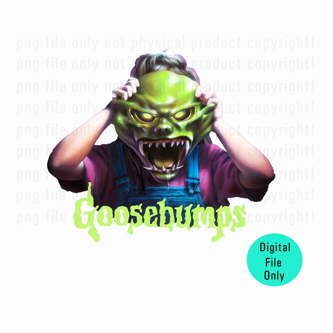Goosebumps the Haunted Mask TV Series Horror Digital File Etsy