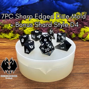 Silicone Dice Mold for Resin Dice Making