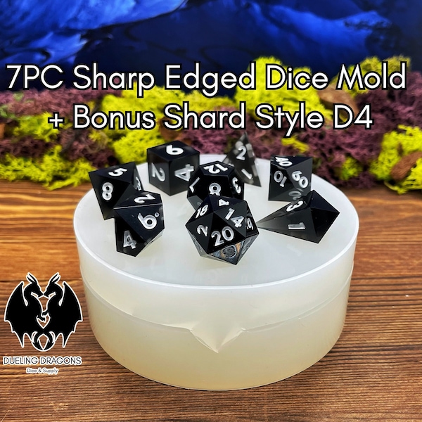 Silicone Dice Mold for Resin Dice Making