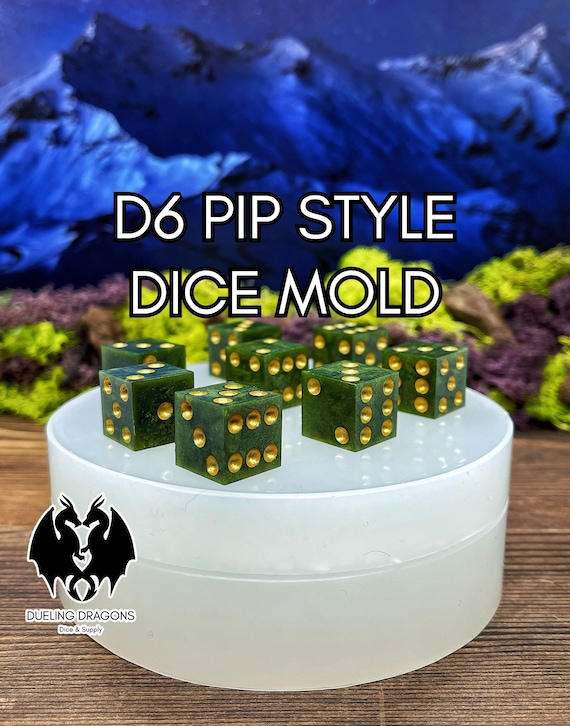 How to make silicone molds  make your own DND dice!! 