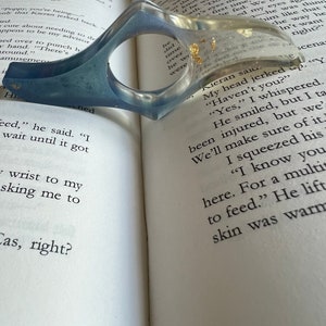 Resin Book Page Holder Thumb Page Holder Book Accessories Gift for readers book worms multi colours