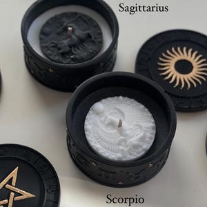 Sterrenbeeldkaarsen | Astrologiekaarsen | Horoscoopkaars | Decoratieve kaars | Kaarsen sojawas