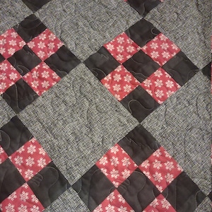 Beth&#39;s Quilt Pattern - 9&quot; Finished Blocks 76&quot; x 76&quot;