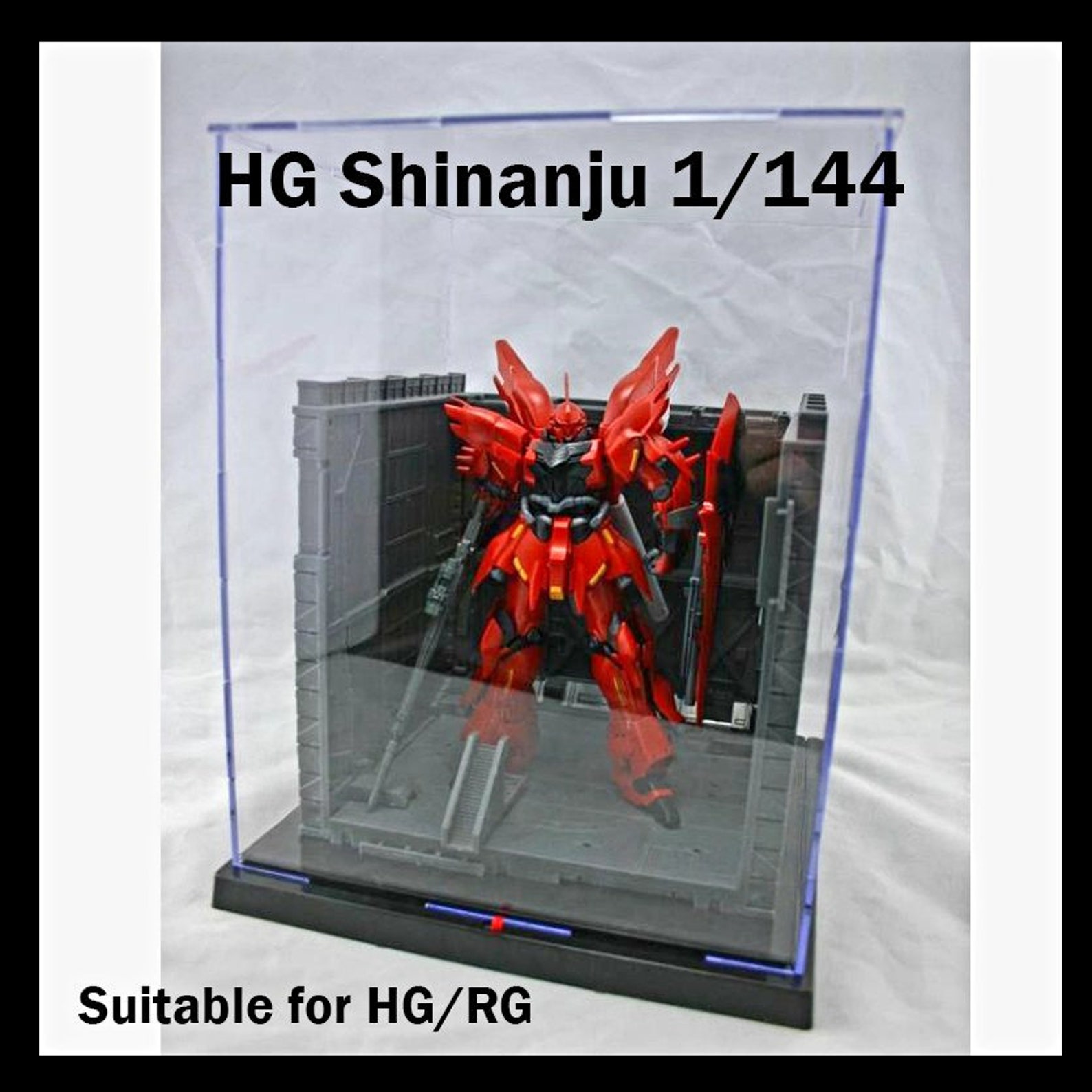 HG MG Gundam Gunpla Kit Display Box // Model Show Case with Etsy Polska