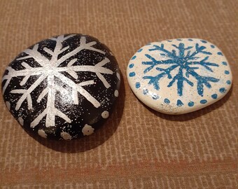 Snowflake Rock Etsy Snowflake Rock Etsy