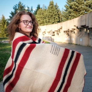 Sale Hudson Bay-deken, puntdeken, replica, warme dikke strepen deken, wollen deken, Canada Heritage-deken, Hudson Bay-puntdeken