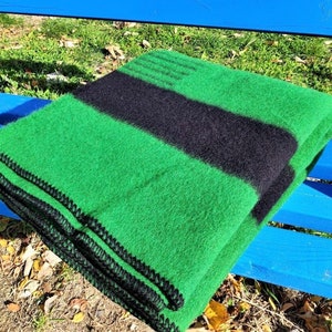 Hudson bay blanket green new arrivals