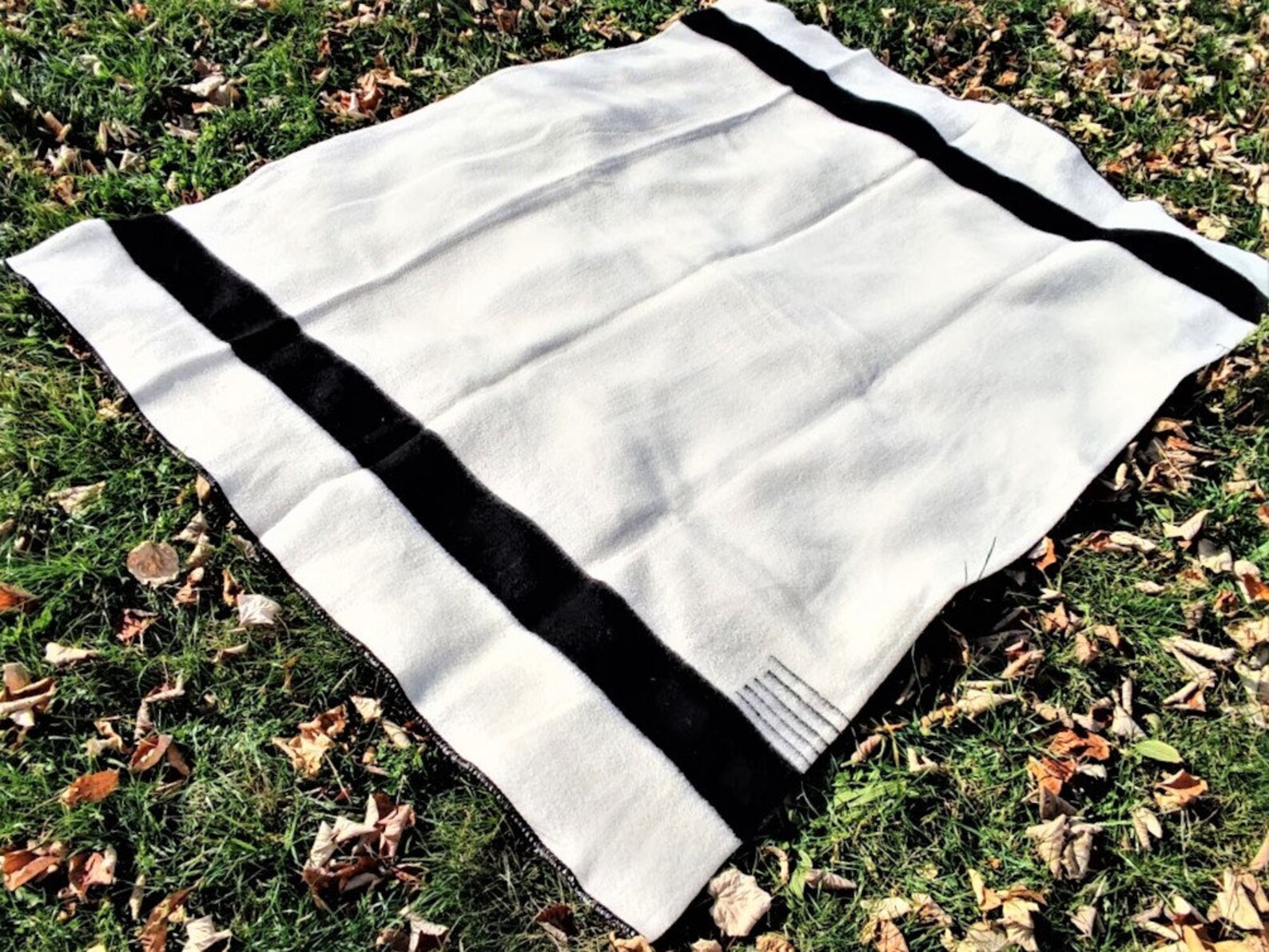 Hudsons Bay Blanket 5 Point Blanket Replica Trapper Large Etsy