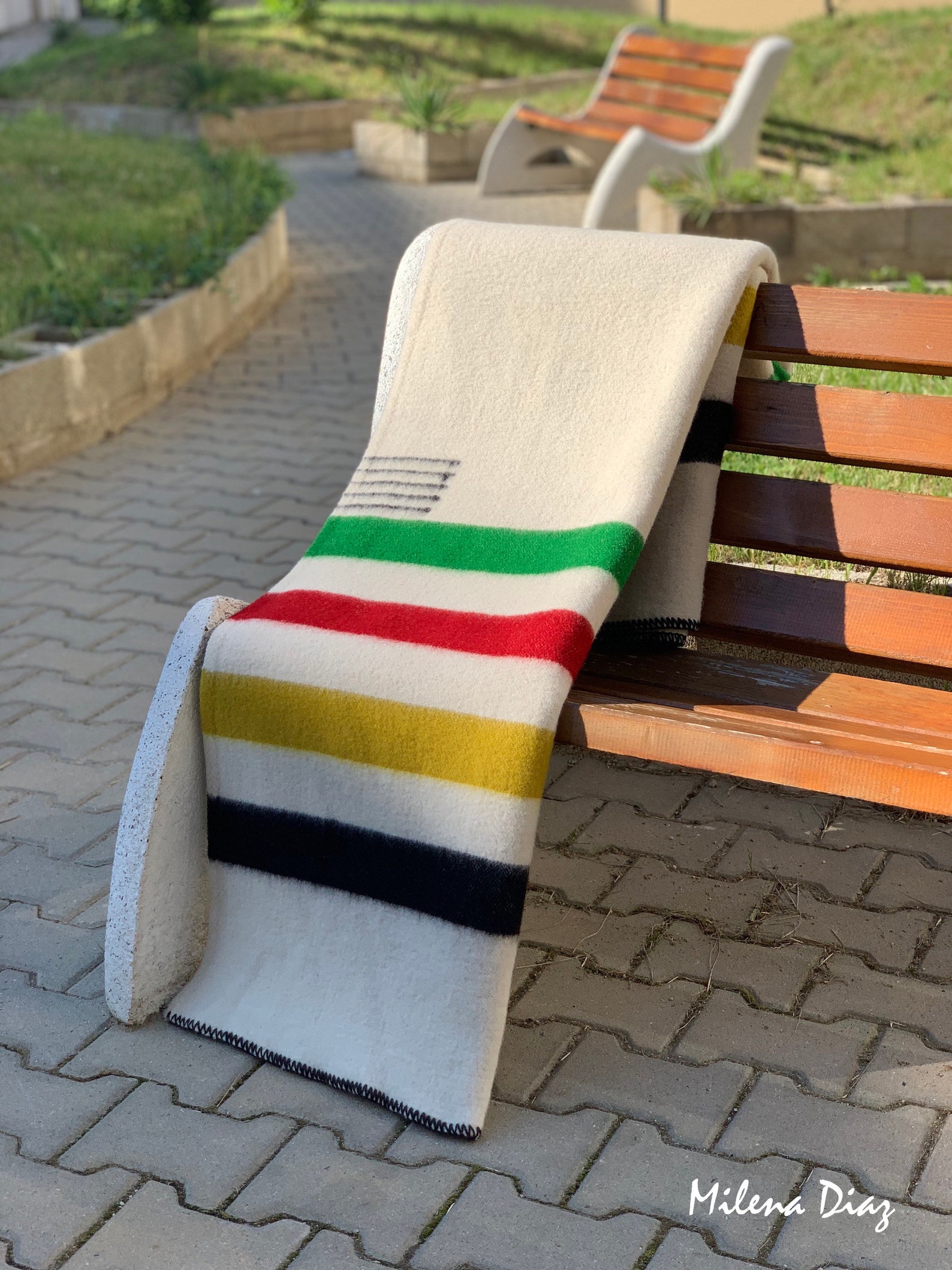 Sale Hudsons Bay Blanket Point Blanket Replica Warm Thick Etsy