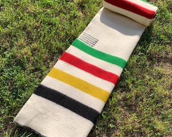 Hudson’s Bay Blanket, Wool blanket, Replica, Stripes Blanket, Canada  Multistripe Point Blanket, Wool Camp Blanket, Canada Blanket, Pure Wool