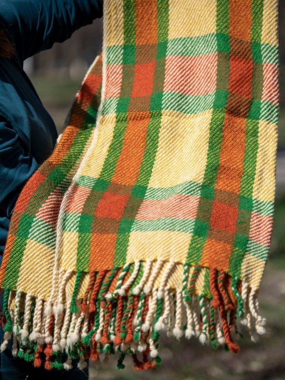 Plaid In Pura Lana 100% Vergine - Tartan Scozzese Verde 150x180 Cm - Confezione Regalo - Foto 11