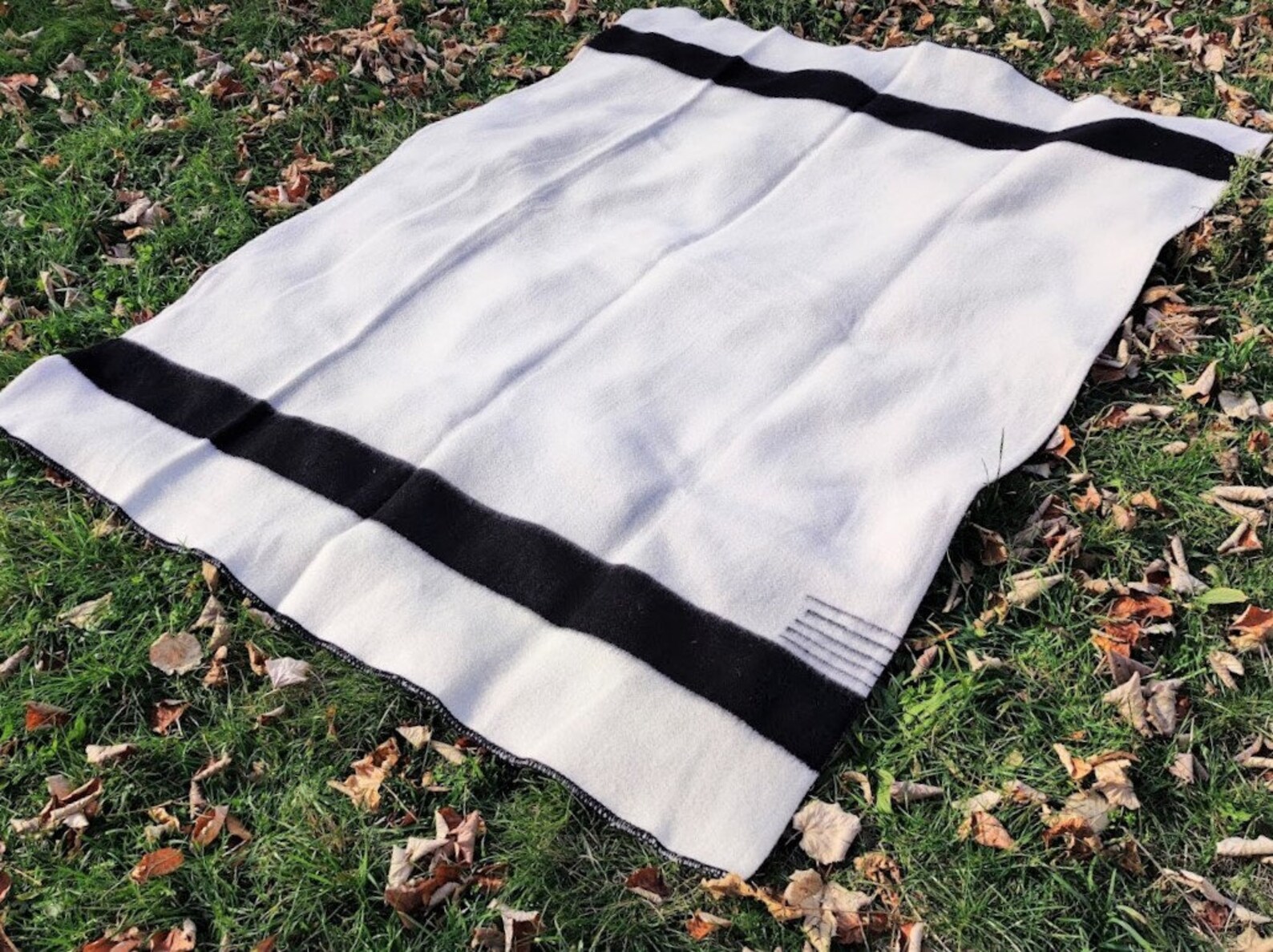 Hudsons Bay Blanket 5 Point Blanket Replica Trapper Large Etsy