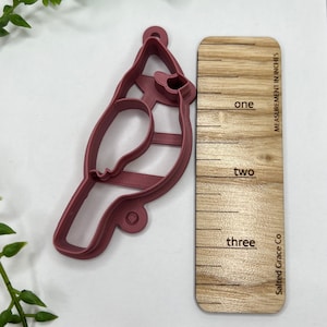 3 Inch Cardinal Clay Cutter | Christmas Cutters | Cookie Cutter | Ornament | Embossing Polymer Clay Tools