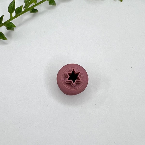 Micro Star Clay Cutter | Six Point Star | Mini Cutters | Polymer Clay Tool