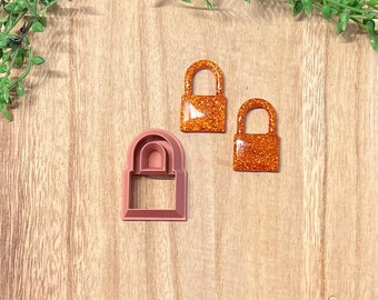 Padlock Clay Cutter | 1.5 Inch | Lock Cutter | Eras | Polymer Clay Tool